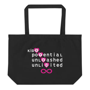 Kids Unlimited Potential through STEM Eco-Friendly Tote Bag - STEM & FLOWERS