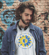 Support Ukraine Sunflower Adult Unisex T-Shirt - STEM & FLOWERS